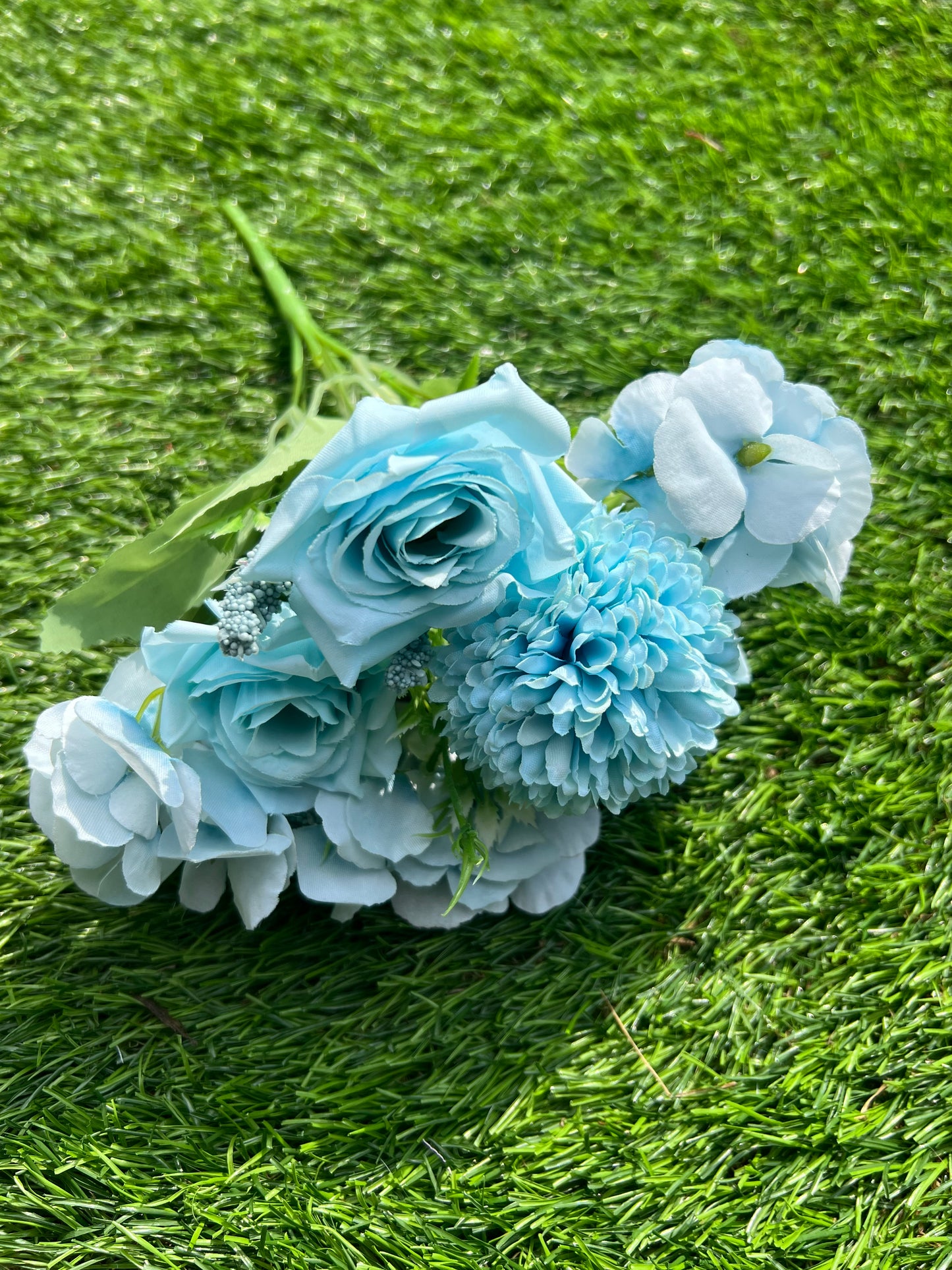 VINTAGE FLOWER BUNCH BLUE