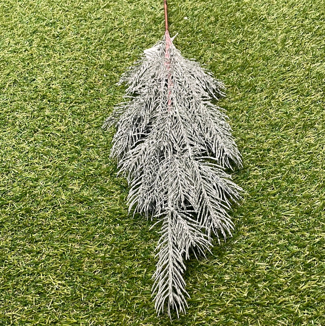 70cm SUPER FROSTED FIR GLITTER BRANCH