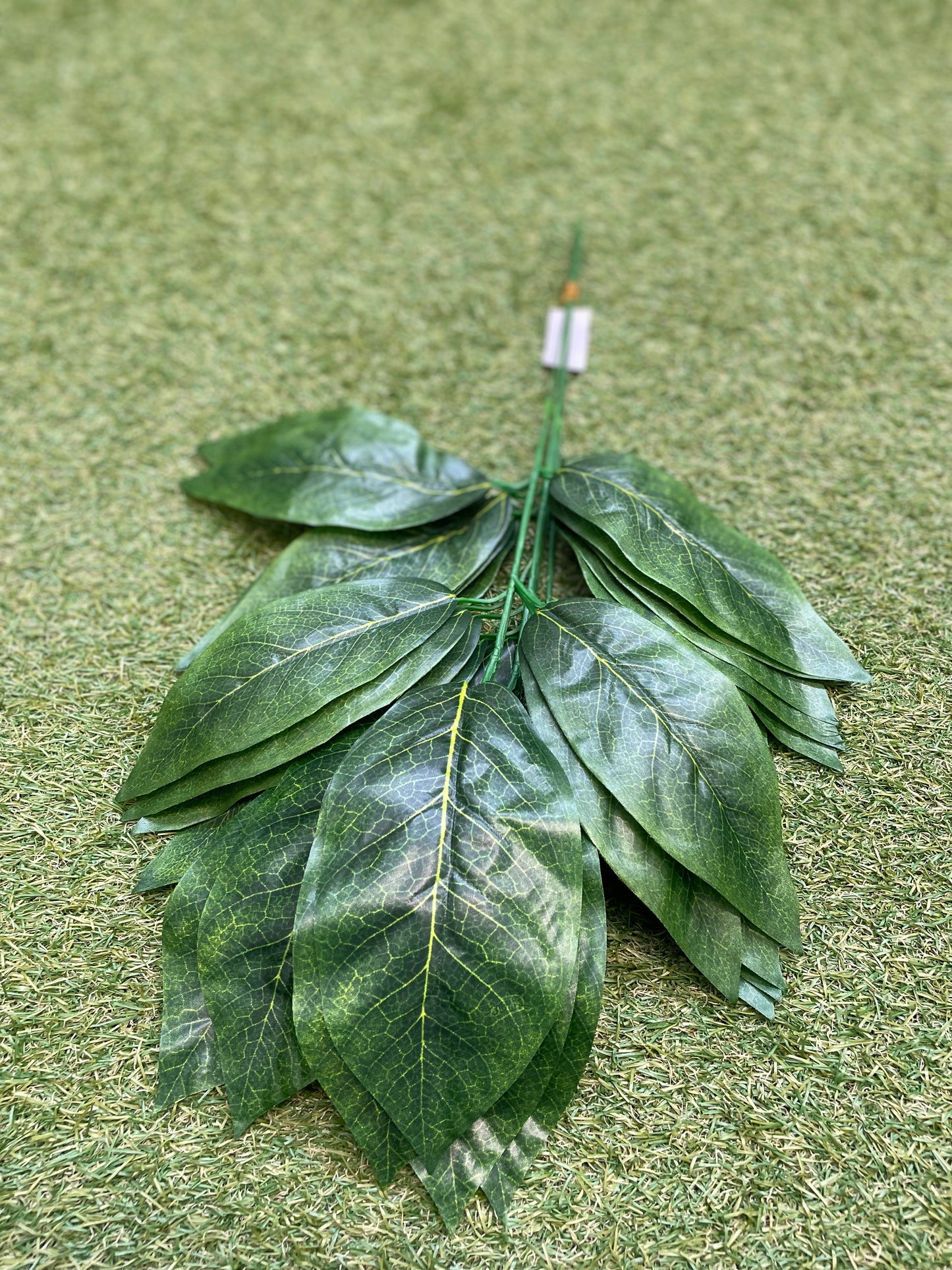 55cm MAGNOLIA LEAVES GREEN  PK6