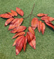 LARGE LEAF SPRAY ORANGE BROWN 70cm