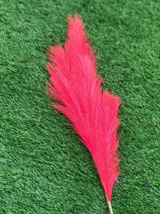 SYNTHETIC PAMPAS RED 115cm