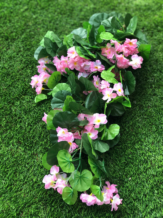 70cm GIANT TRAILING GERANIUM BUSH PALE PINK