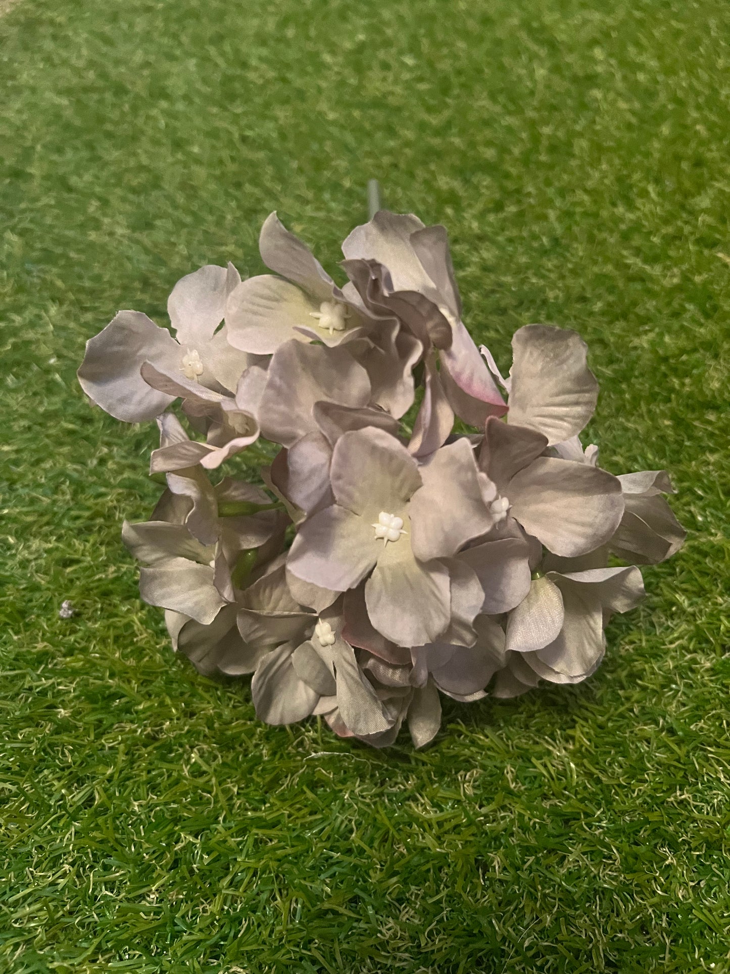 28cm GREY HYDRANGEA