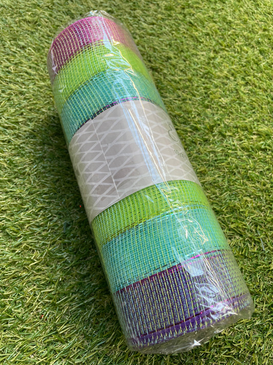 25cm METALLIC DECOMESH ROLL 9.1 yards MERMAID