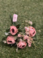 31cm MINI ROSE BUNCH VINTAGE PINK