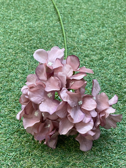 62cm DUSKY PINK  HYDRANGEA