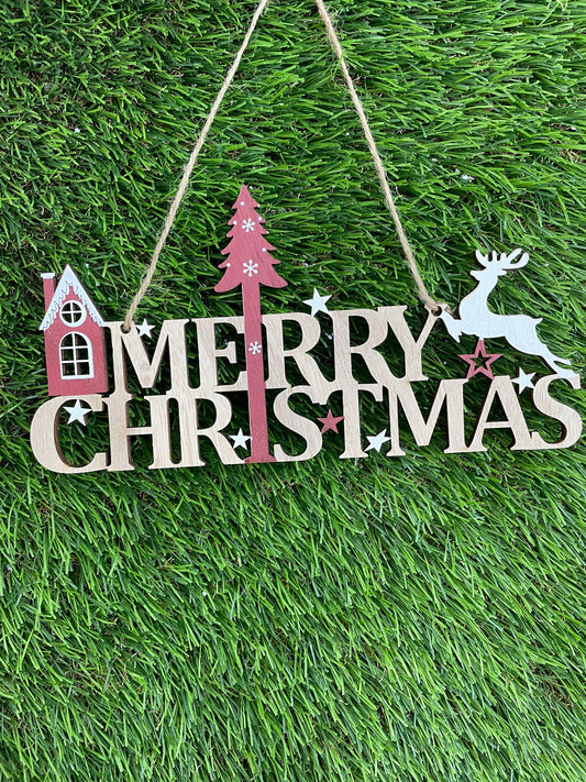 TREE MERRY CHRISTMAS SIGN