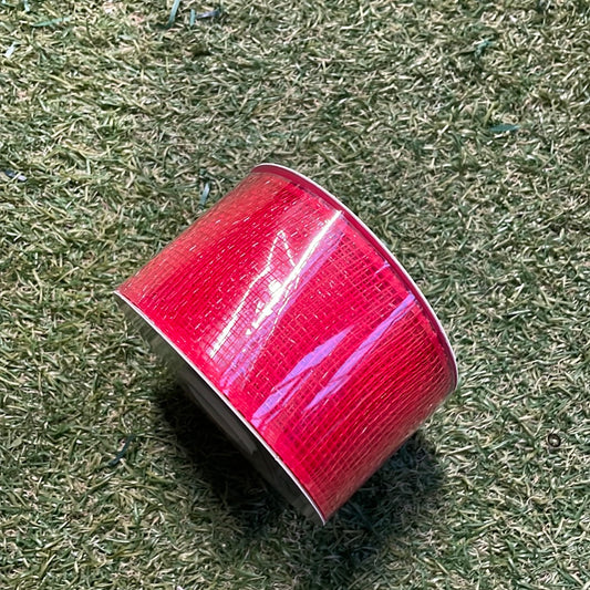 NARROW DECOMESH PLAIN RED 63mm x 10m
