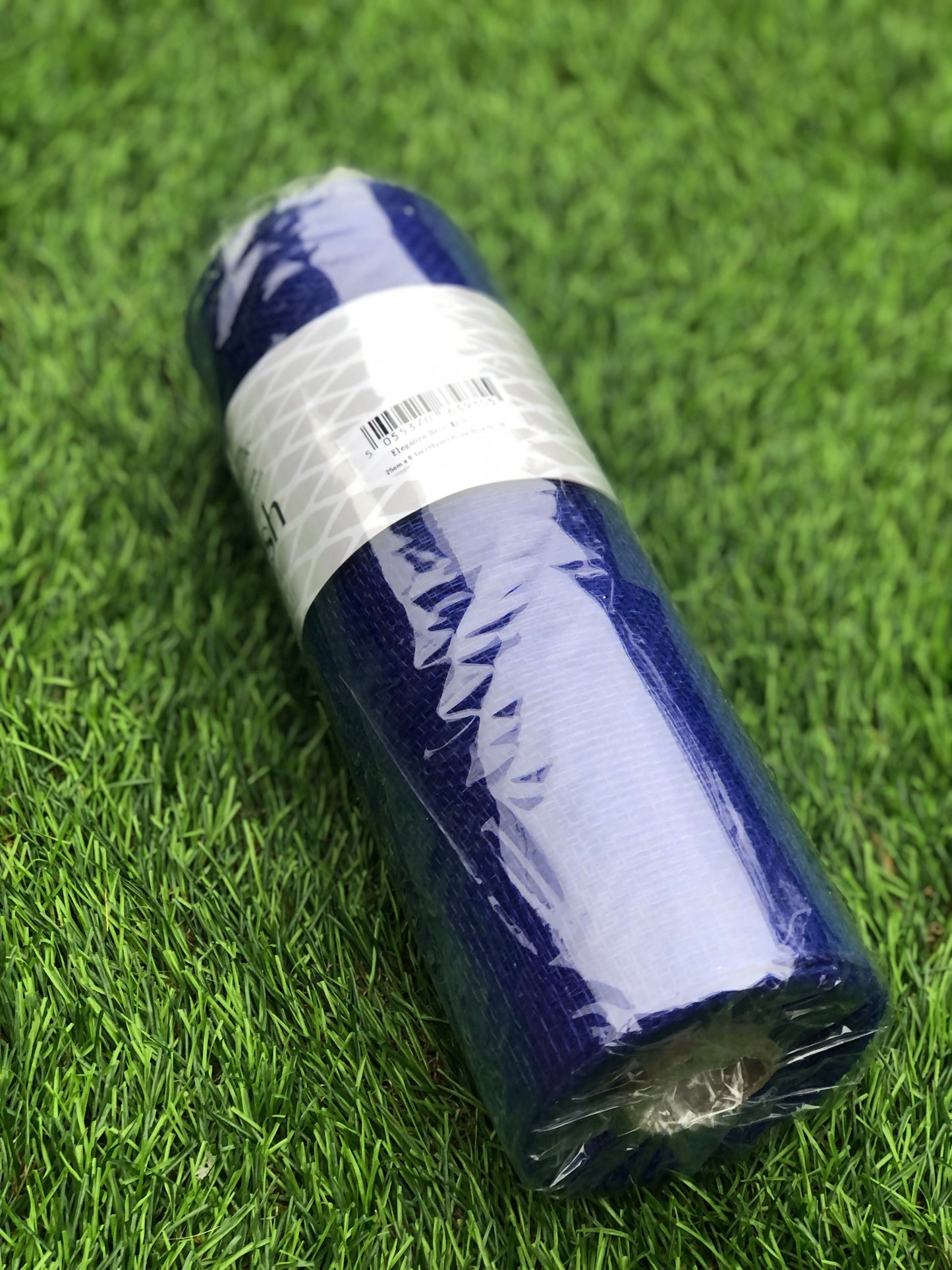 25cm DECOMESH ROLL 9.1 yards PLAIN ROYAL BLUE