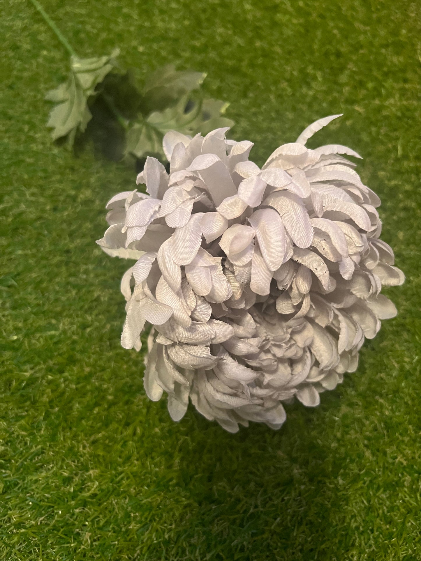 85cm GIANT CHRYSANTHEMUM  FLOWER GREY