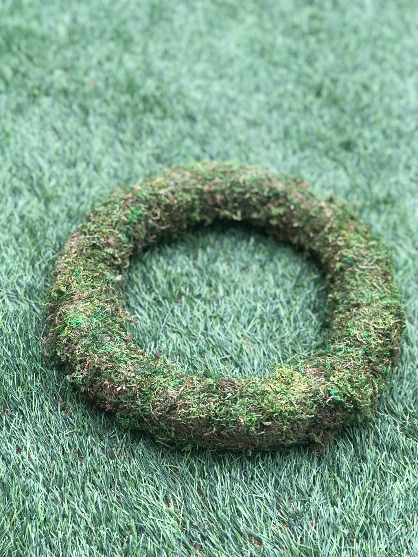 MOSS WREATH RING 12 INCH